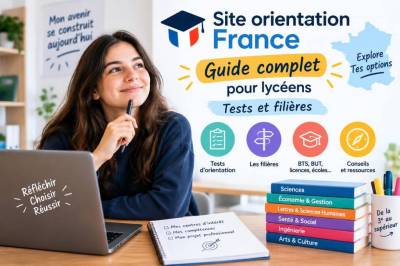 Site orientation france : guide complet pour lycéens, tests et filières