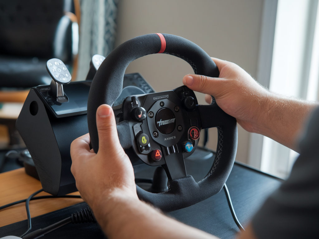 Configurer un volant thrustmaster t300 pour la ligue amateur : réglages du retour de force, deadzone et courbe pour dominer assetto corsa